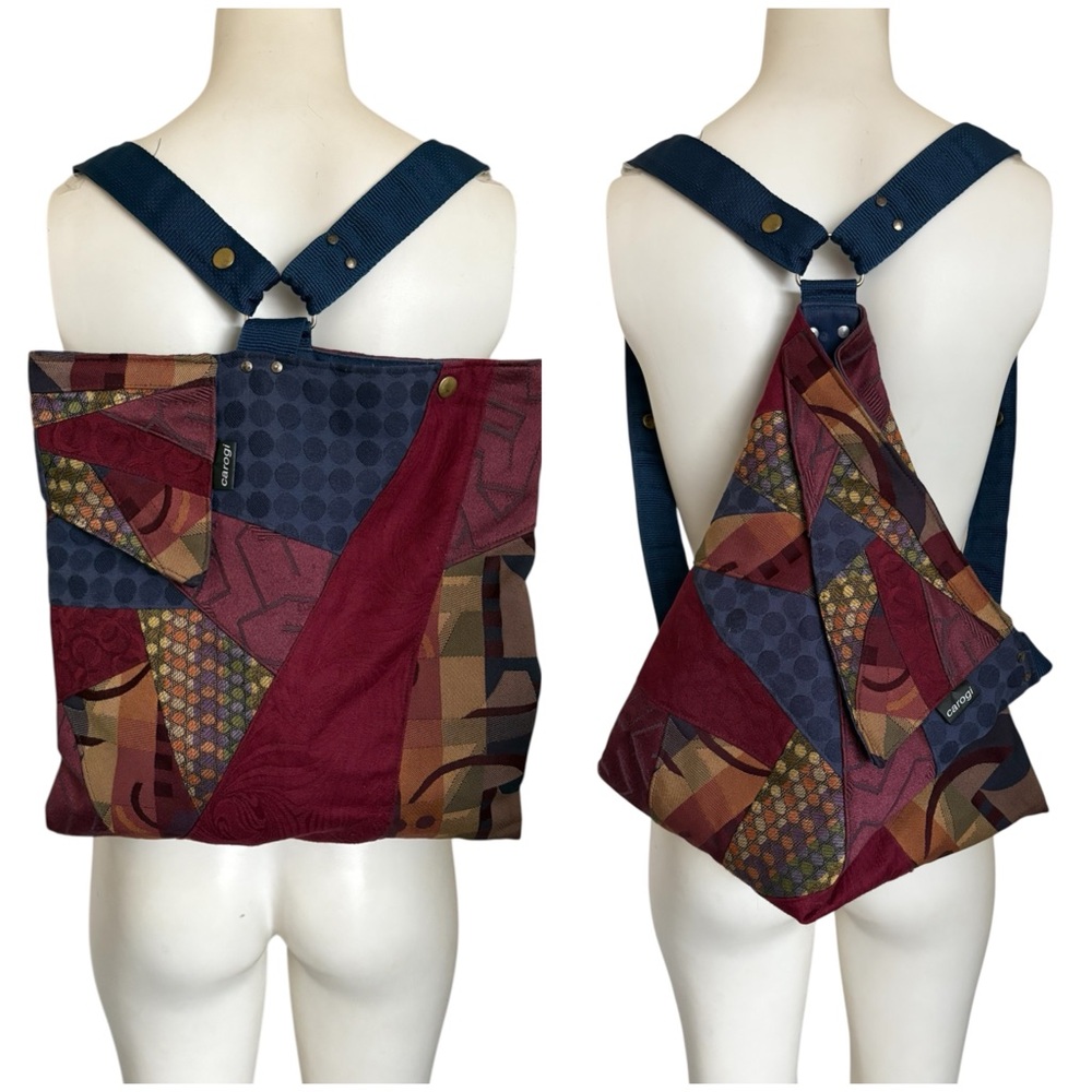 Carson Rogers Convertible CAROGI BAG Backpack Sling Patchwork